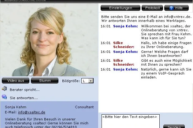 xntrex präsentiert neue, flashbasierte Version der Onlineberatung xsaltec auf der CeBIT 2009 Bild: xntrex präsentiert neue, flashbasierte Version der Onlineberatung xsaltec auf der CeBIT 2009