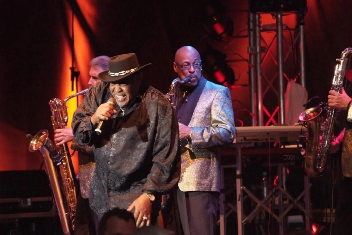 Soul mit Leidenschaft: Sänger Jimmy James und Waldo Weathers (rechts), der 15 Jahre mit James Brown spielte