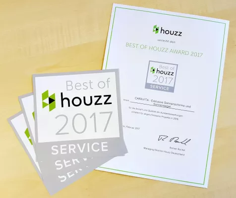 Bild: CARAVITA® mit dem „Best of Houzz“-Award 2017 ausgezeichnet