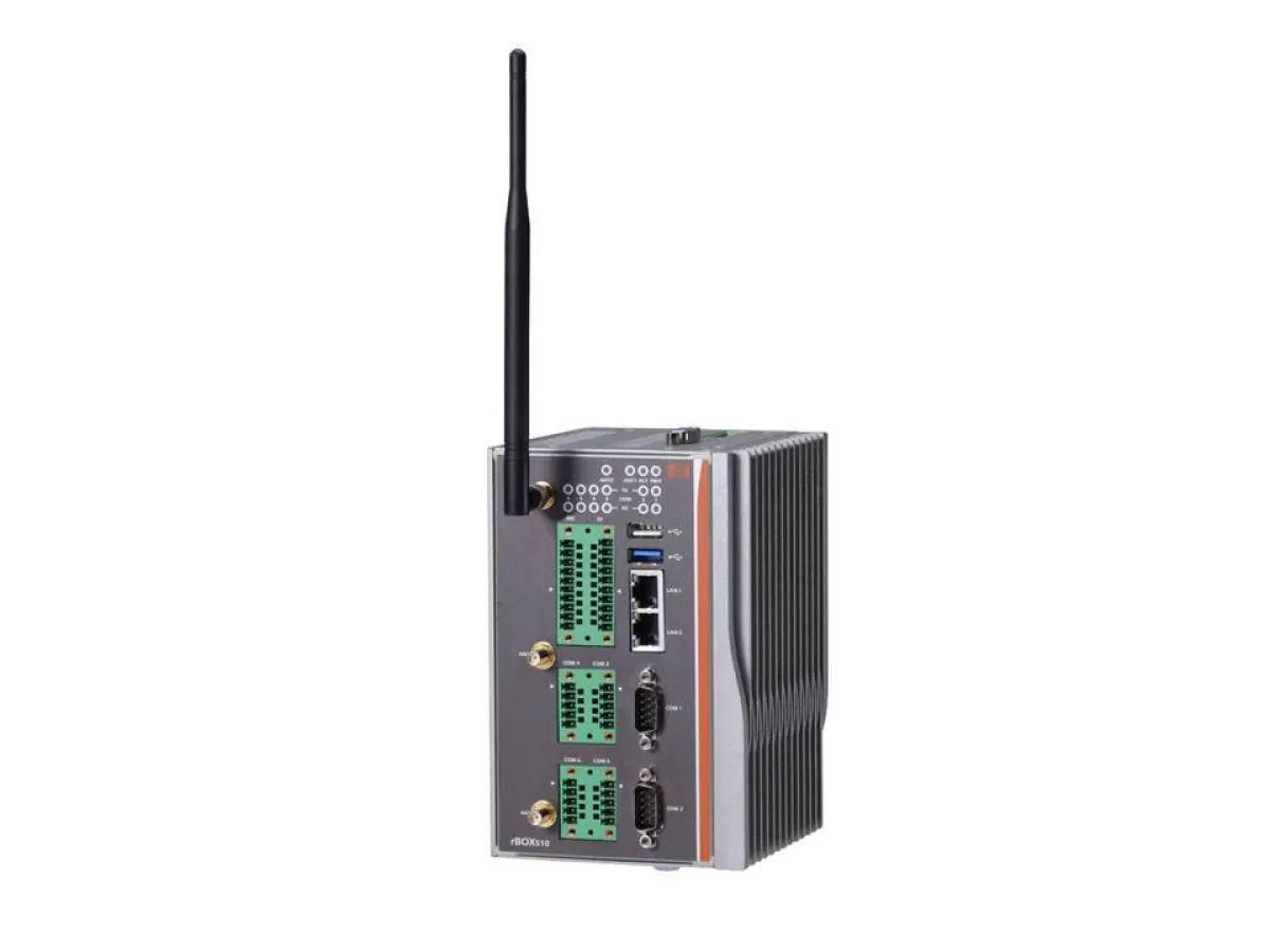 AXIOMTEKs rBOX510-6COM Lüfterloses Embedded System mit Intel® Atom Prozessor E3827