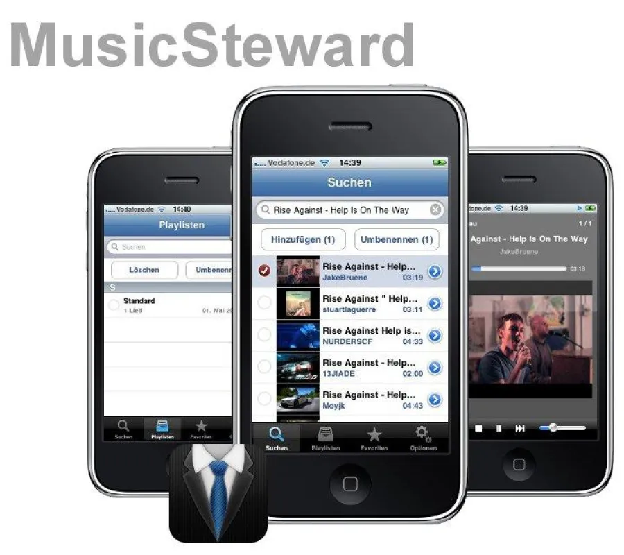 MusicSteward für iPhone und iPod Touch