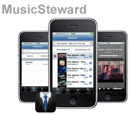 Bild: MusicSteward bringt die ganze Welt der Musik auf das iPhone