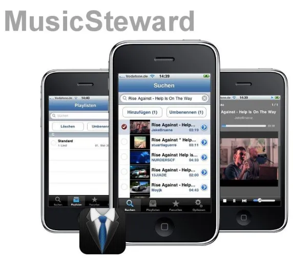 Bild: MusicSteward bringt die ganze Welt der Musik auf das iPhone