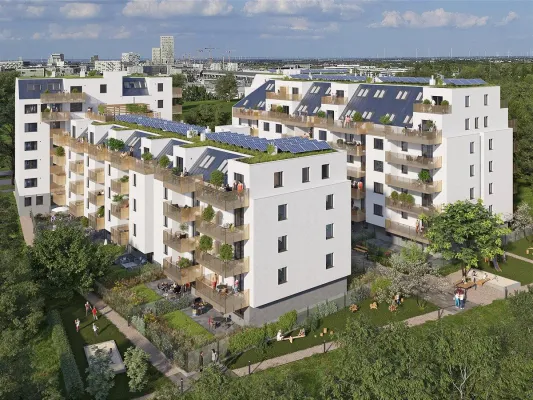 Bild: Premiere für Green Impact Fonds: WEALTHCORE erwirbt erstes großvolumiges Wohnprojekt im 22. Wiener Bezirk