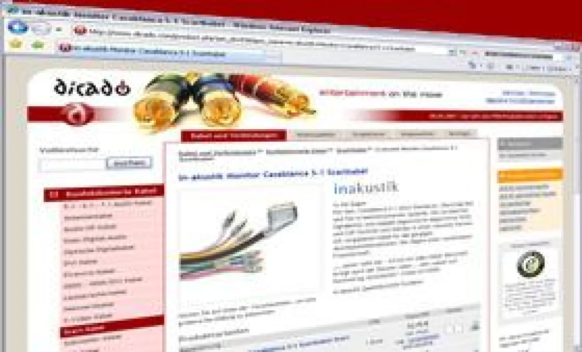 Übersichtliche Produktdarstellung