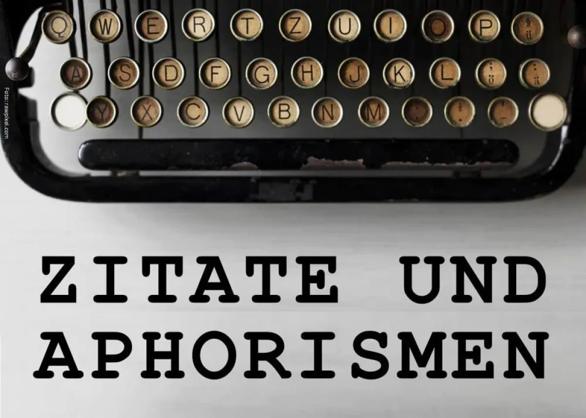 Zitate-Sammlung, die auf Ideen bringt