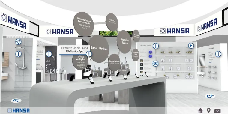 Neuheiten, Produkthighlights und zukunftsweisende Lösungen: Willkommen auf dem virtuellen HANSA Messestand Bild: Neuheiten, Produkthighlights und zukunftsweisende Lösungen: Willkommen auf dem virtuellen HANSA Messestand