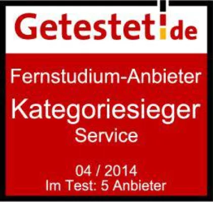 Bild: Getestet.de: Studiengemeinschaft Darmstadt (SGD) ist Testsieger im Bereich Service