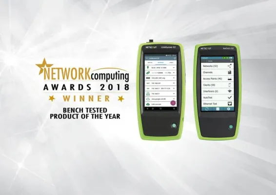 Allmos Electronic präsentiert die Netscout Produkte des Jahres: LinkRunner G2 und AirCheck G2 Bild: Allmos Electronic präsentiert die Netscout Produkte des Jahres: LinkRunner G2 und AirCheck G2