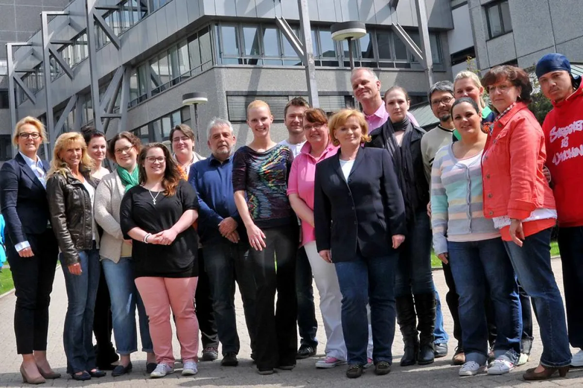 Gruppen-Bild der 15 Palliative Care