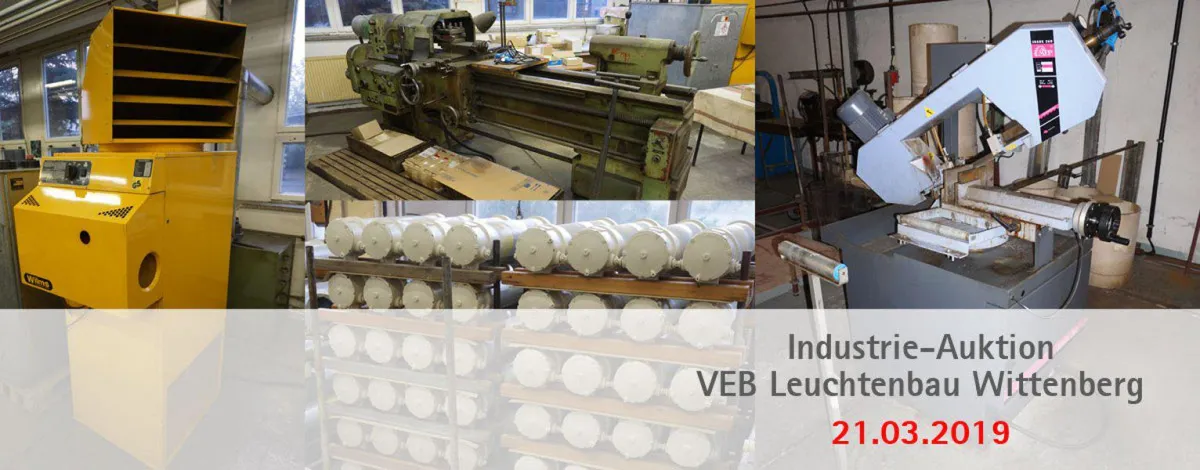Industrieauktion in Wittenberg