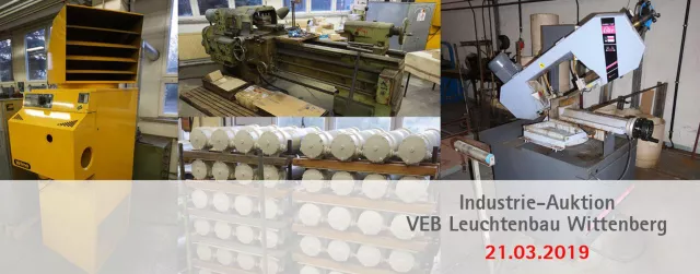 Bild: Auktion VEB Leuchtenbau Wittenberg