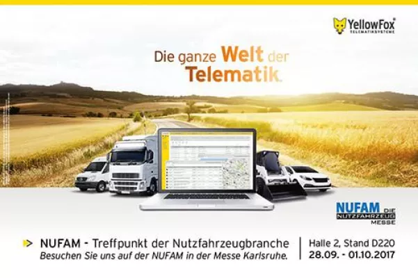 Bild: YellowFox präsentiert sich auf der Messe NUFAM 2017