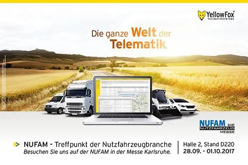 Bild: YellowFox präsentiert sich auf der Messe NUFAM 2017