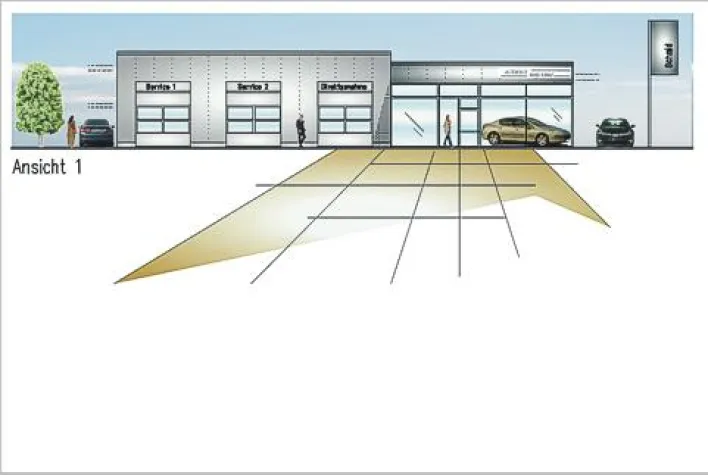 Bild: Kleine Automeile wächst