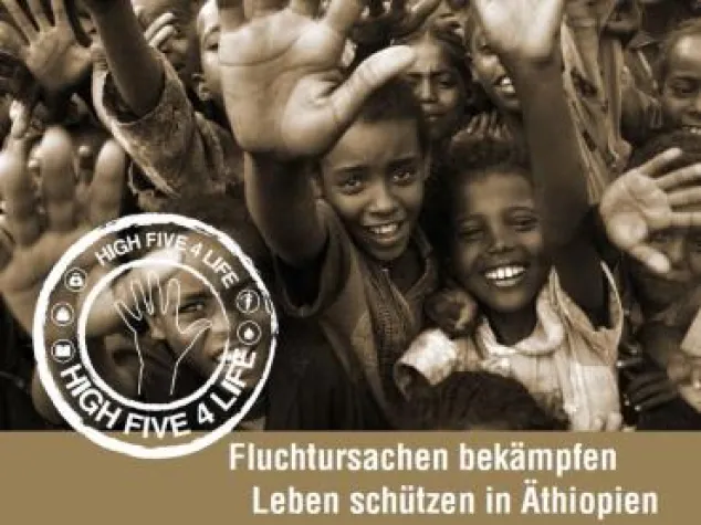 Menschen für Menschen - Karlheinz Böhms Äthiopienhilfe: Neue Mitmach-Initiative „HIGH Five 4 Life“ Bild: Menschen für Menschen - Karlheinz Böhms Äthiopienhilfe: Neue Mitmach-Initiative „HIGH Five 4 Life“
