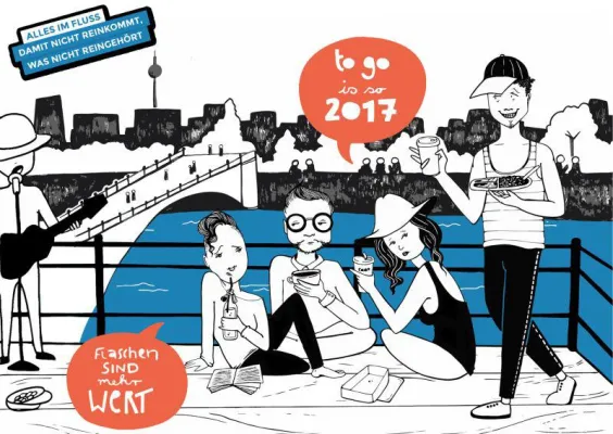 Bild: Sommer, Sonne, Plastik ALLES IM FLUSS mobilisiert gegen die Vermüllung der Ufer