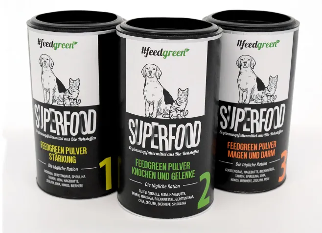 Bild: FeedGreen erweitert die Produktpalette – nun auch Superfood für Katzen