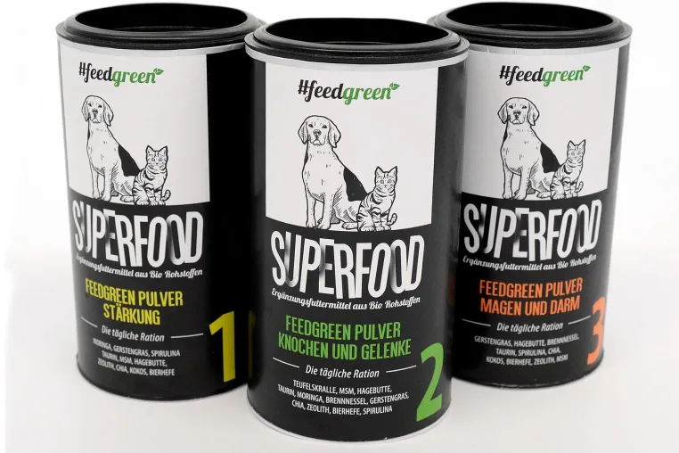 Bild: FeedGreen erweitert die Produktpalette – nun auch Superfood für Katzen