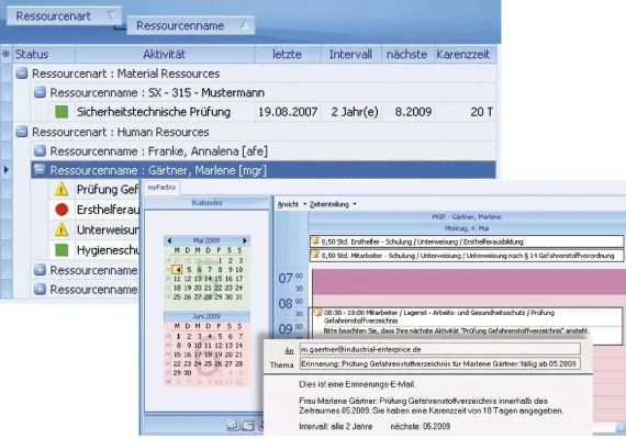 Bild: Fristen und Auflagen einfach managen? Aber sicher
