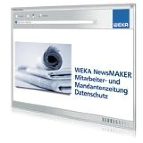 Datenschutz-Wissen leicht und ansprechend vermitteln – mit dem WEKA NewsMAKER Datenschutz Bild: Datenschutz-Wissen leicht und ansprechend vermitteln – mit dem WEKA NewsMAKER Datenschutz