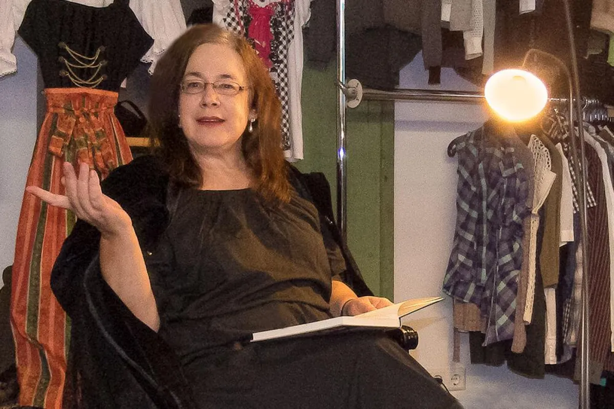 Marianne Kaindl bei der Premierenlesung von