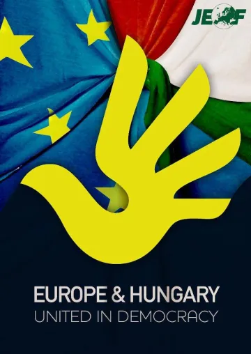 Bild: Demonstration für Ungarns Demokratie am 24.03.2012 der Jungen Europäischen Föderalisten
