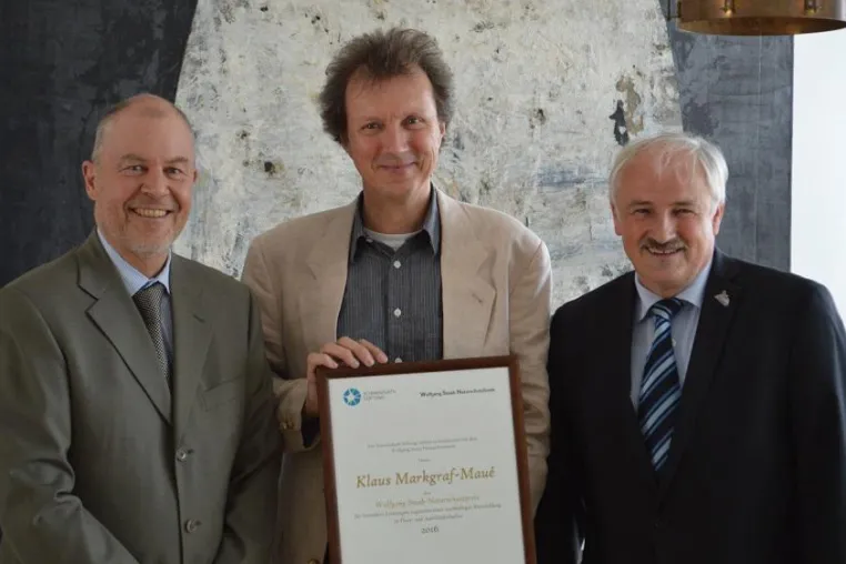 Bild: Klaus Markgraf-Maué wird mit hochdotiertem Wolfgang Staab-Preis 2016 ausgezeichnet