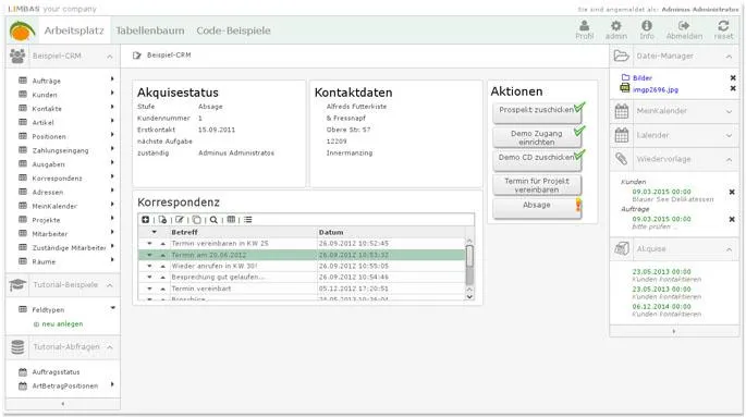 Bild: Opensource Framework Limbas 3.0 neue Version