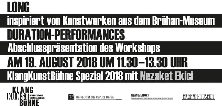 KlangKunstBühne Spezial 2018 Bild: KlangKunstBühne Spezial 2018