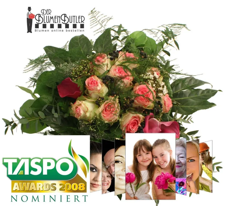 Taspo Awards 2008: BlumenButler nominiert als bester Internetauftritt