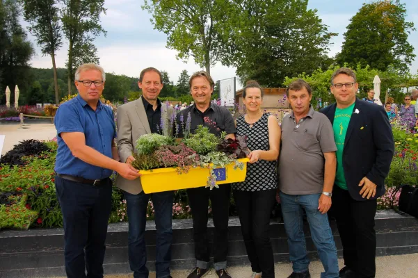 Bild: Beedabei stellt Herbstbepflanzung auf der Landesgartenschau in Wassertrüdingen vor