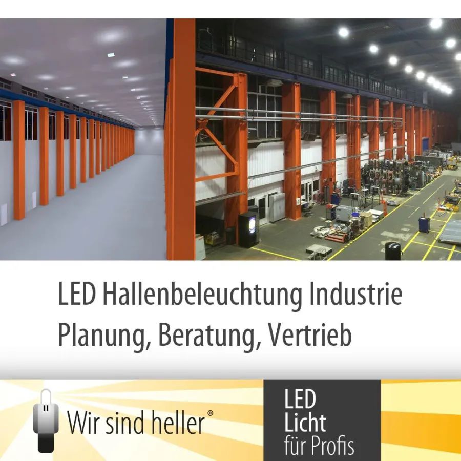 Die optimale Industriebeleuchtung