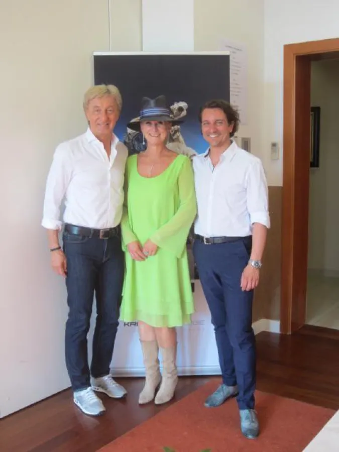 Thorsten Havener (re), Freddy Kremer (li), Sonja Grau
