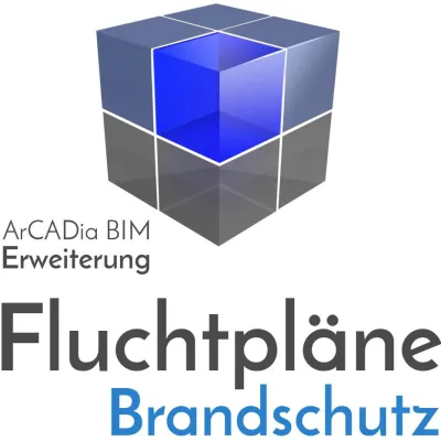 Bild: Erstellung von Fluchtplänen, Brandschutzplänen und Rettungsplänen am PC mit ArCADia BIM