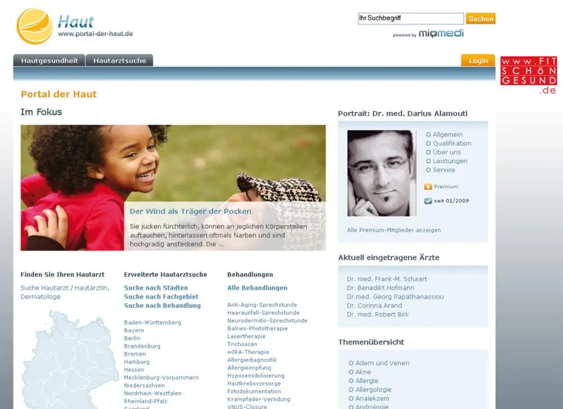 Portal der Haut