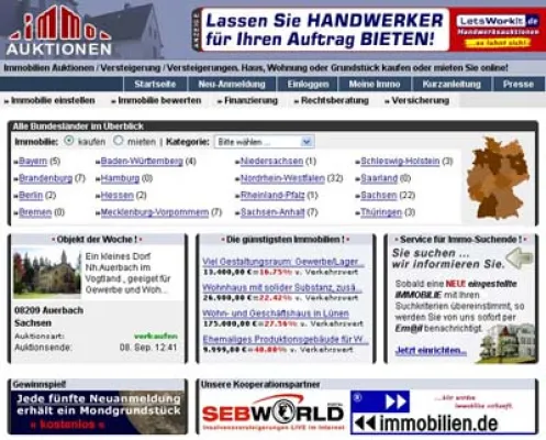 Bild: Zweite Charity Auktion zugunsten der Deutschen Krebshilfe e.V. von ImmoAuktionen.de