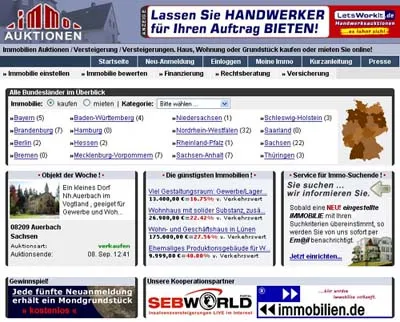 Bild: Zweite Charity Auktion zugunsten der Deutschen Krebshilfe e.V. von ImmoAuktionen.de