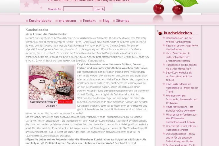 Neue Ideenquelle für Kuscheldecke im Internet Bild: Neue Ideenquelle für Kuscheldecke im Internet