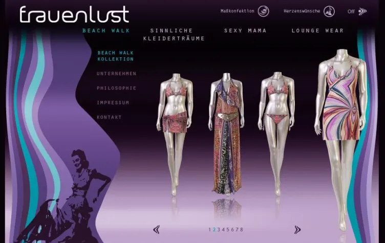 FRAUENLUST Beach Walk - lässige Strandmode mit einem Hauch Glamour Bild: FRAUENLUST Beach Walk - lässige Strandmode mit einem Hauch Glamour