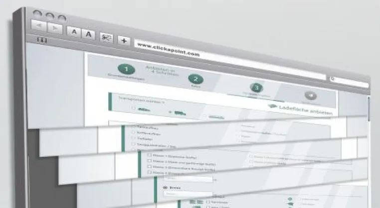 Bild: Transportmanagement-Portal clickApoint.com integriert neue Business-Optionen