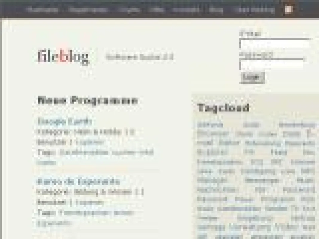 fileblog.de - Software Suche 2.0