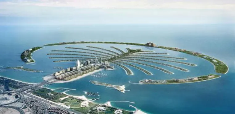 Stamm, Wedel, Sichel – Dubai’s Interpretation von „Inselparadies“ Bild: Stamm, Wedel, Sichel – Dubai’s Interpretation von „Inselparadies“