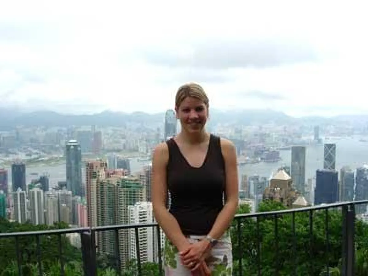 Jana Dallmann während ihres Auslandssemesters in Hongkong
