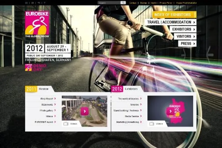 Bild: Columbus Interactive launcht neue Eurobike Website und gewinnt E-Mail-Marketing Etat der Messe Friedrichshafen