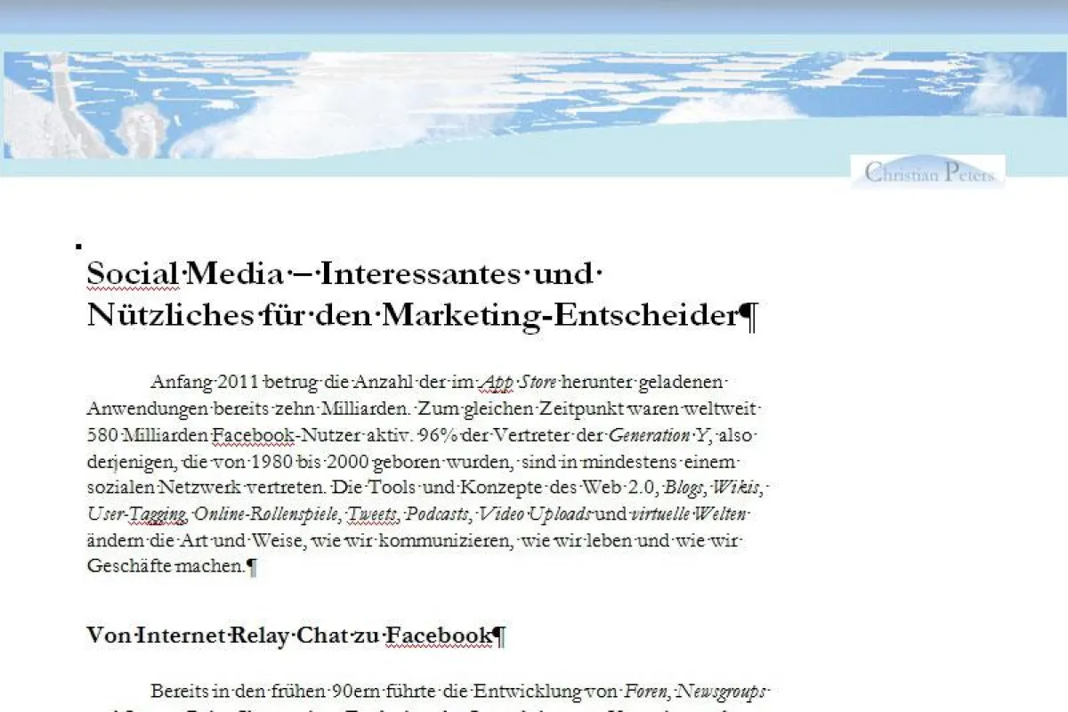 Social Media Leitfaden