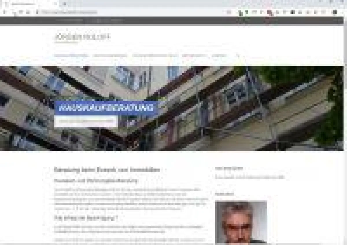 Hauskaufberatung Berlin, Dipl.-Ing. Architekt Jürgen Roloff