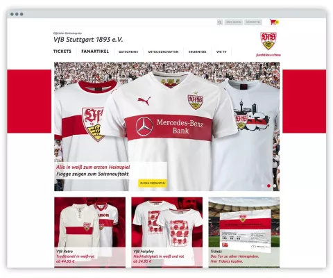 Bild: shopware AG ab jetzt mit dem VfB Stuttgart in der Fußball-Bundesliga