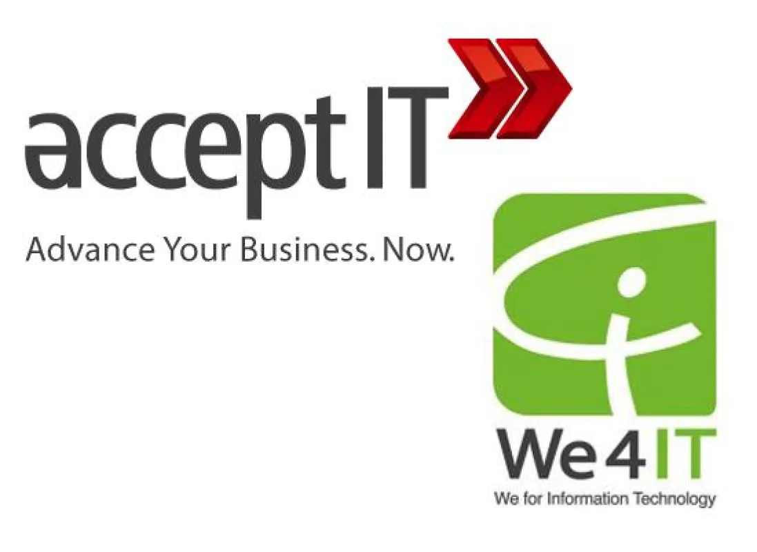 Erfolgreiche Zusammenarbeit von acceptIT und We4IT