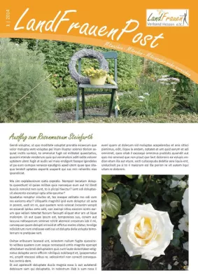 Bild: Hessens neue Landfrauenzeitschrift LandFrauenPost
